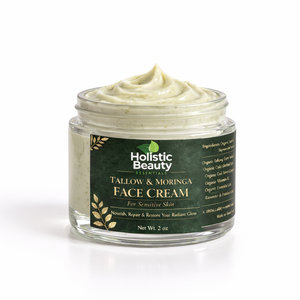 Tallow Face Cream for Sensitive Skin | Natural Hydrating Moisturizer