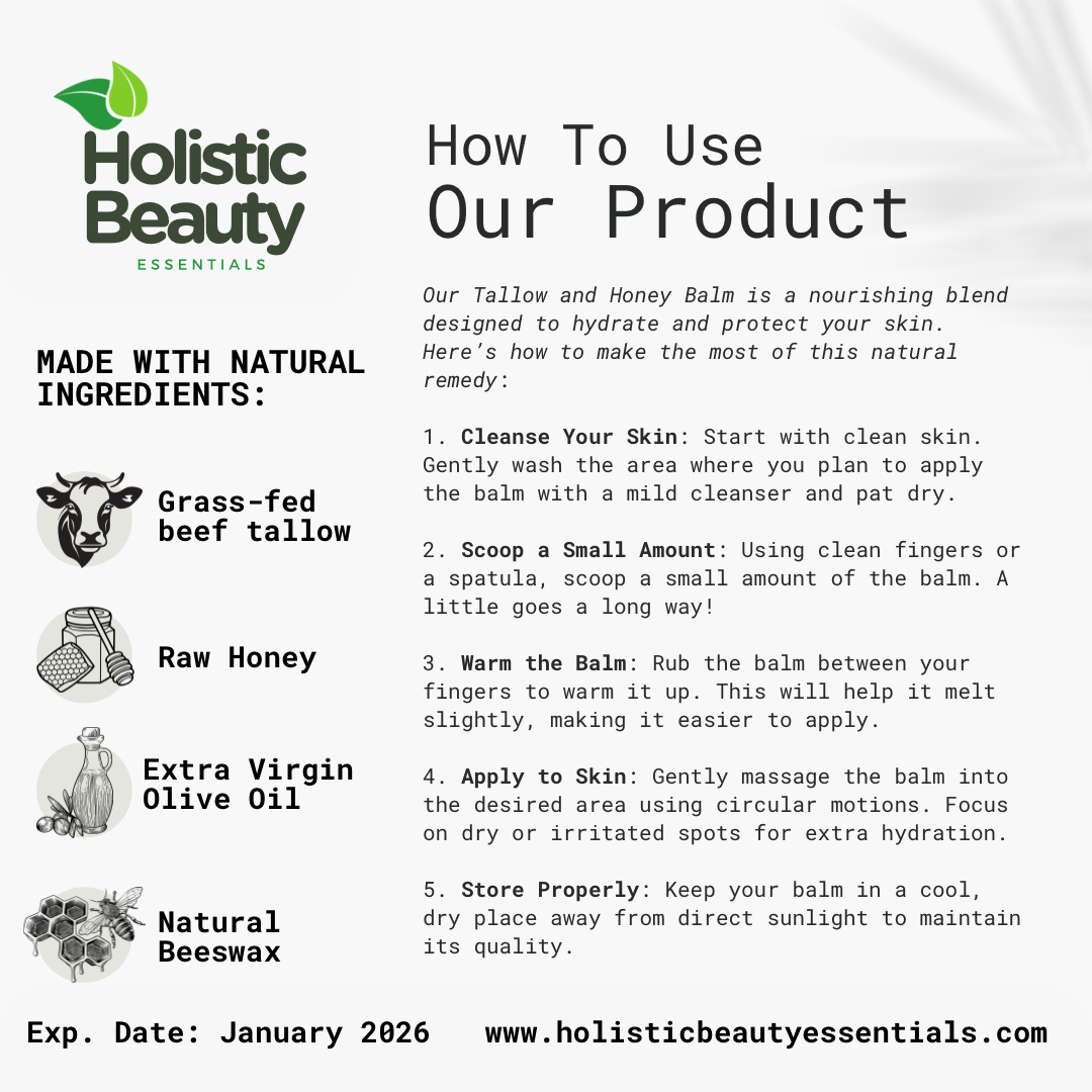 Tallow & Honey Balm