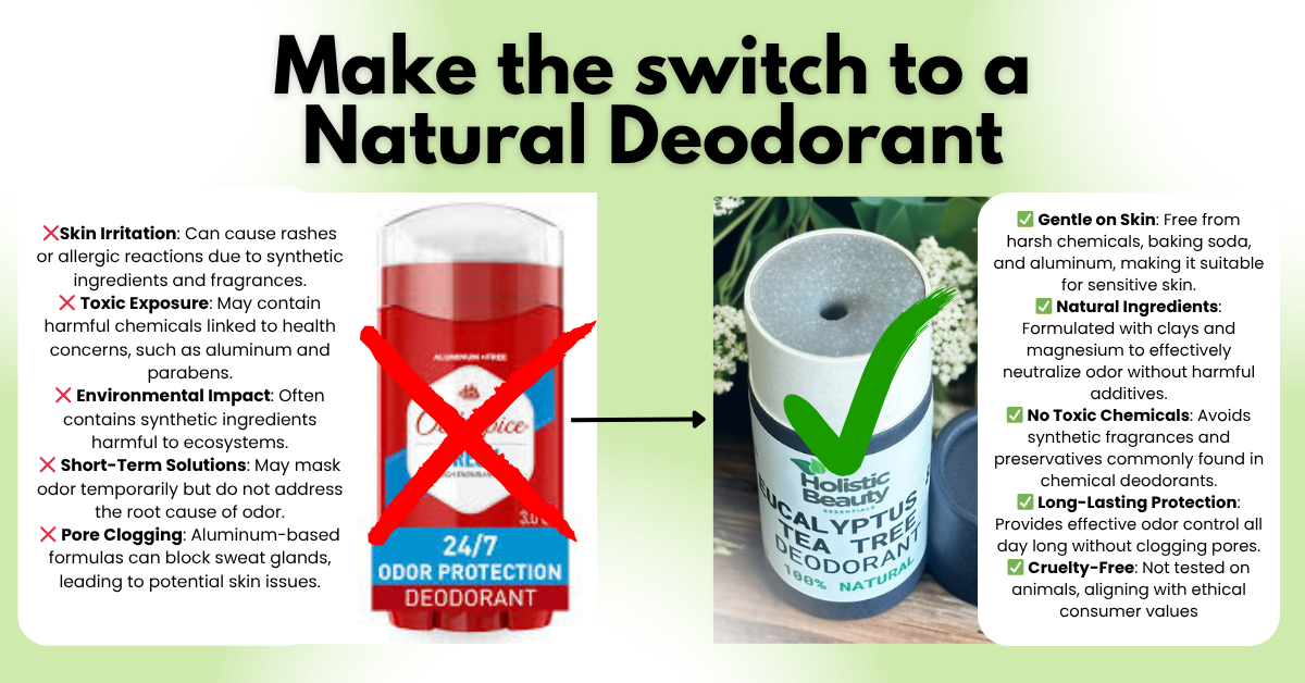 Eucalyptus Tea Tree • Magnesium Natural Deodorant