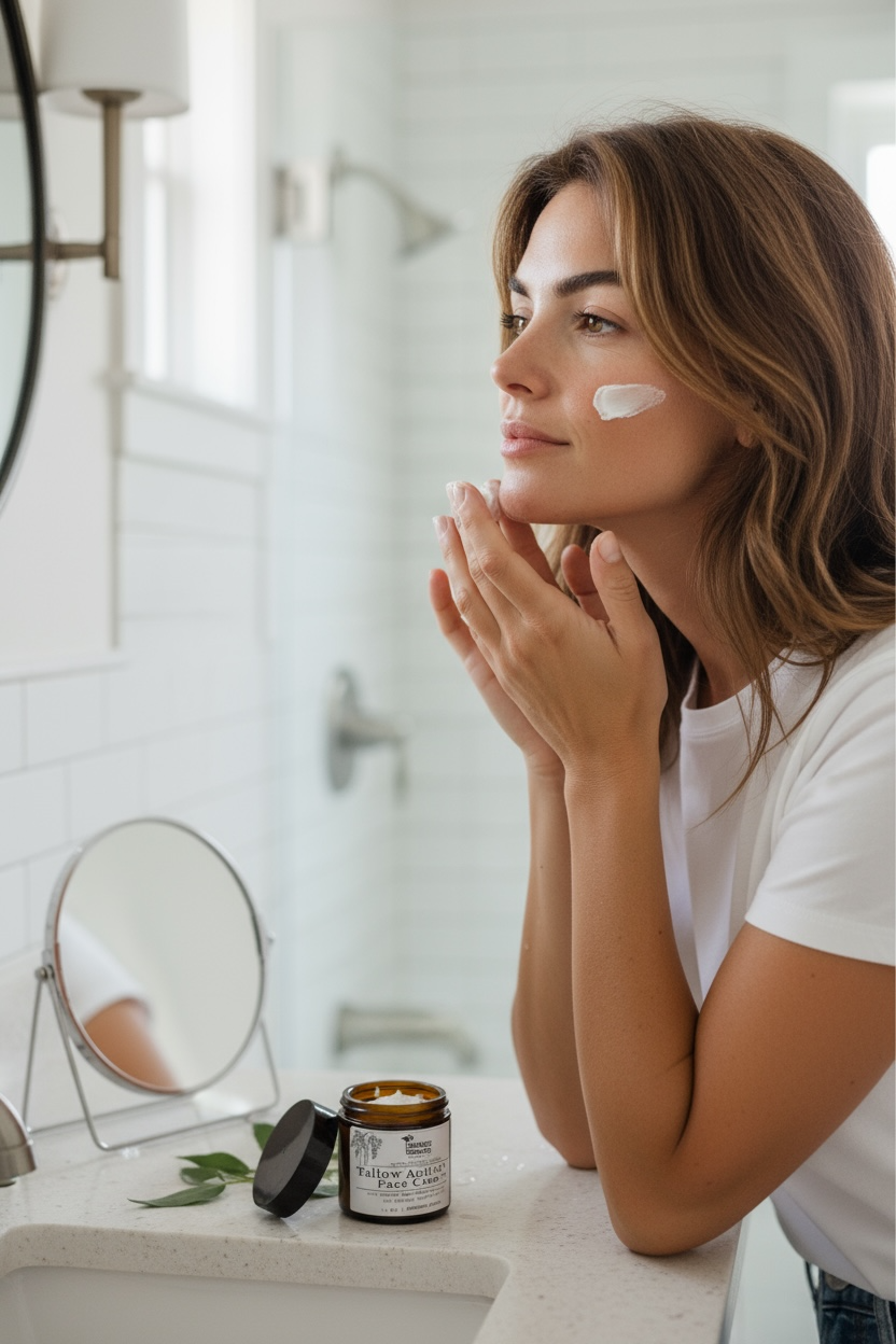 Tallow Face Cream | With Moringa + Sea buckthorn