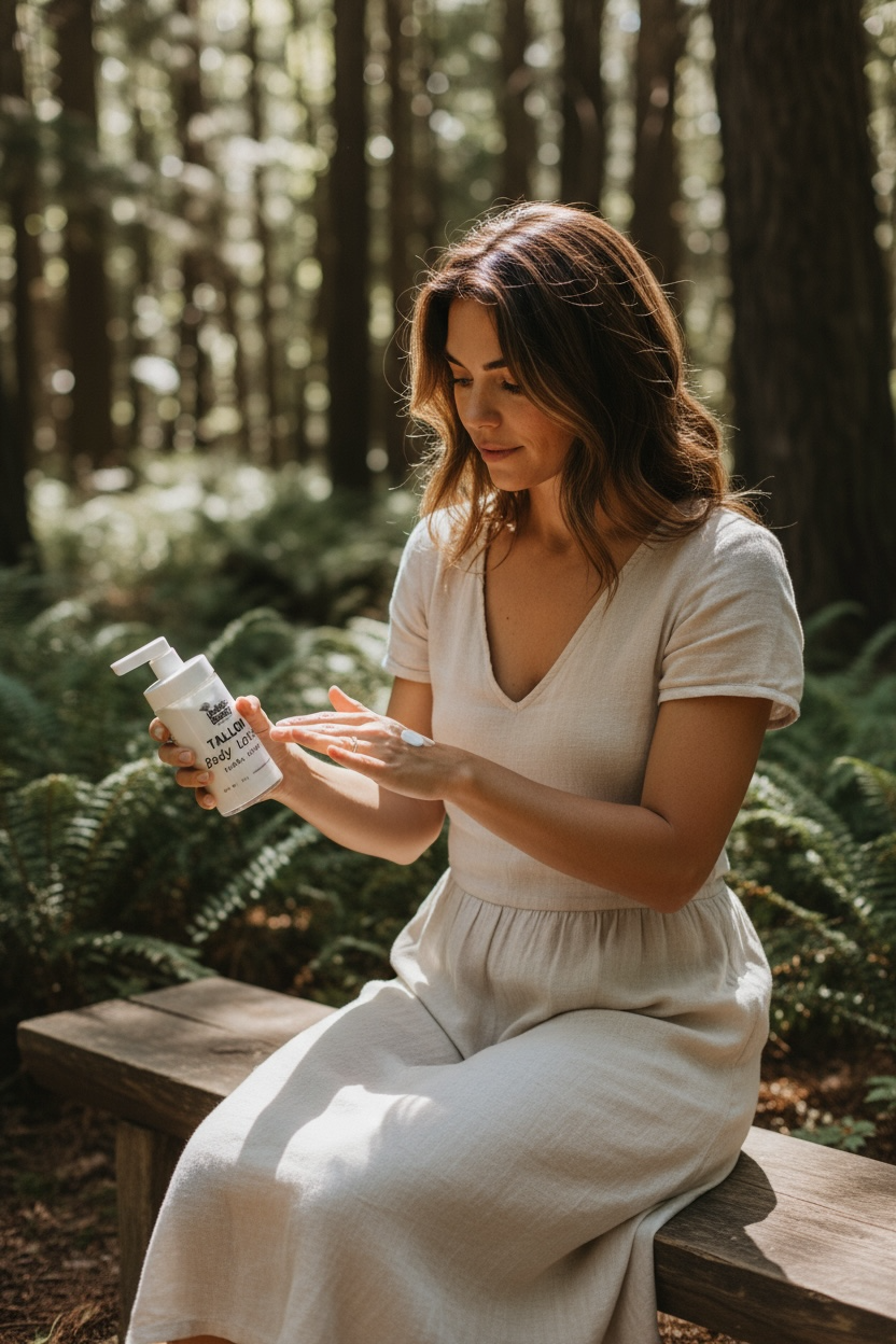 Lotion pour le corps au suif, à la lavande et à la vanille