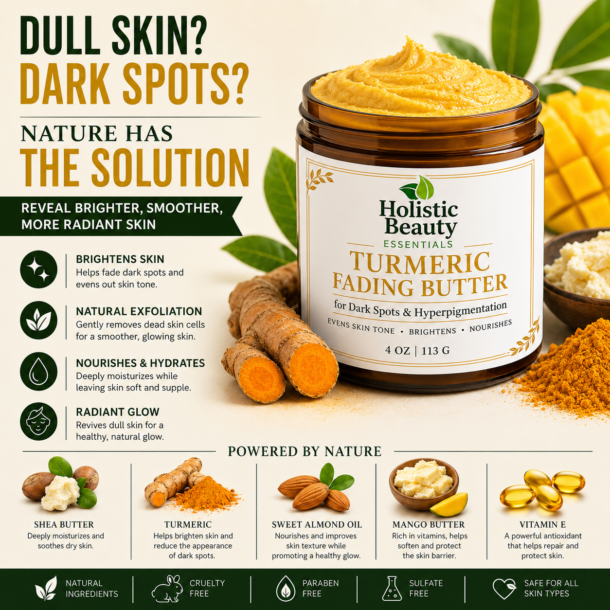 Turmeric Fading Butter | For Dark Spots