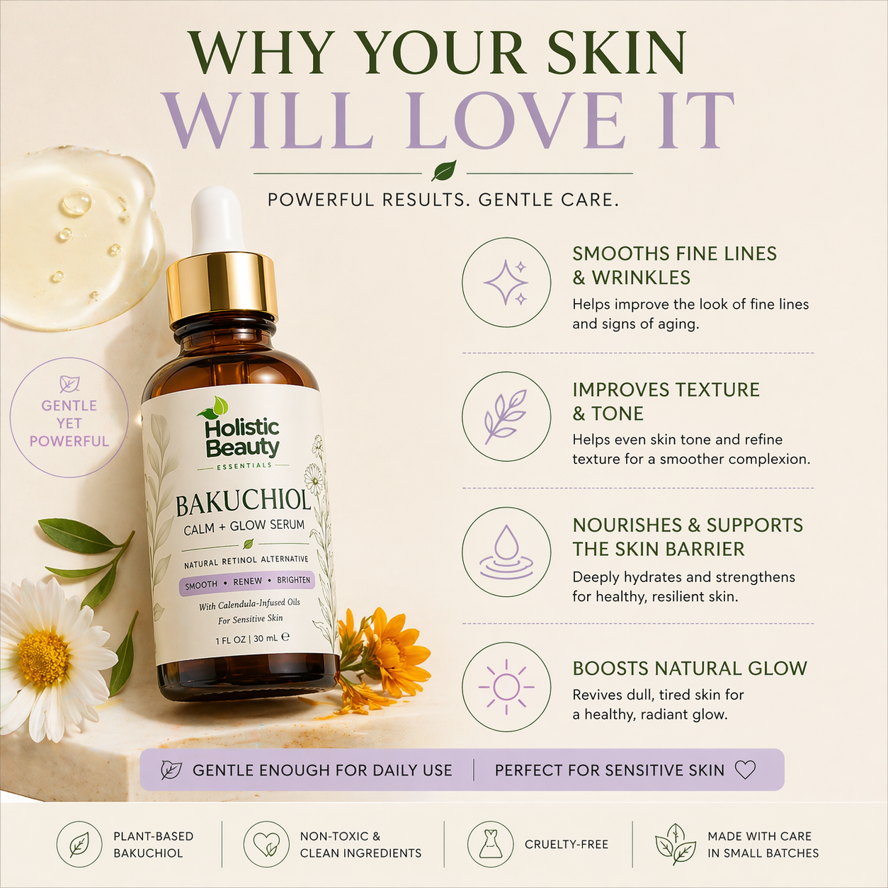 Bakuchiol Serum | Gentle Retinol