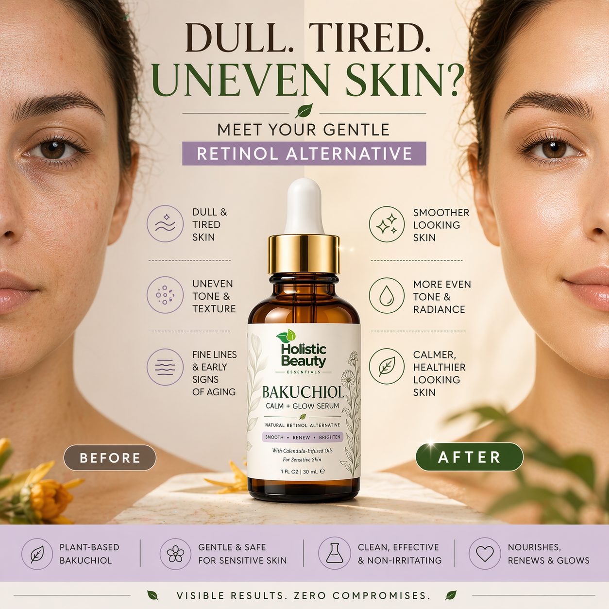 Bakuchiol Serum | Gentle Retinol