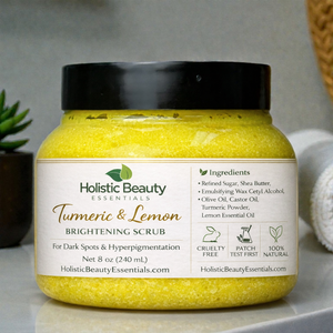 Turmeric & Lemon Brightening Scrub🍋 | Fade Dark Spots