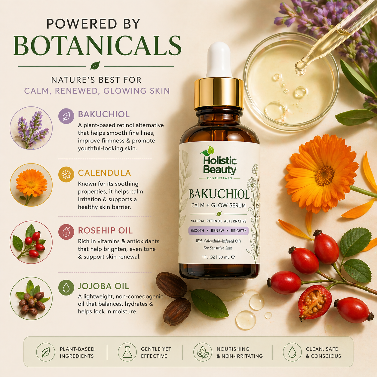 Bakuchiol Serum | Gentle Retinol