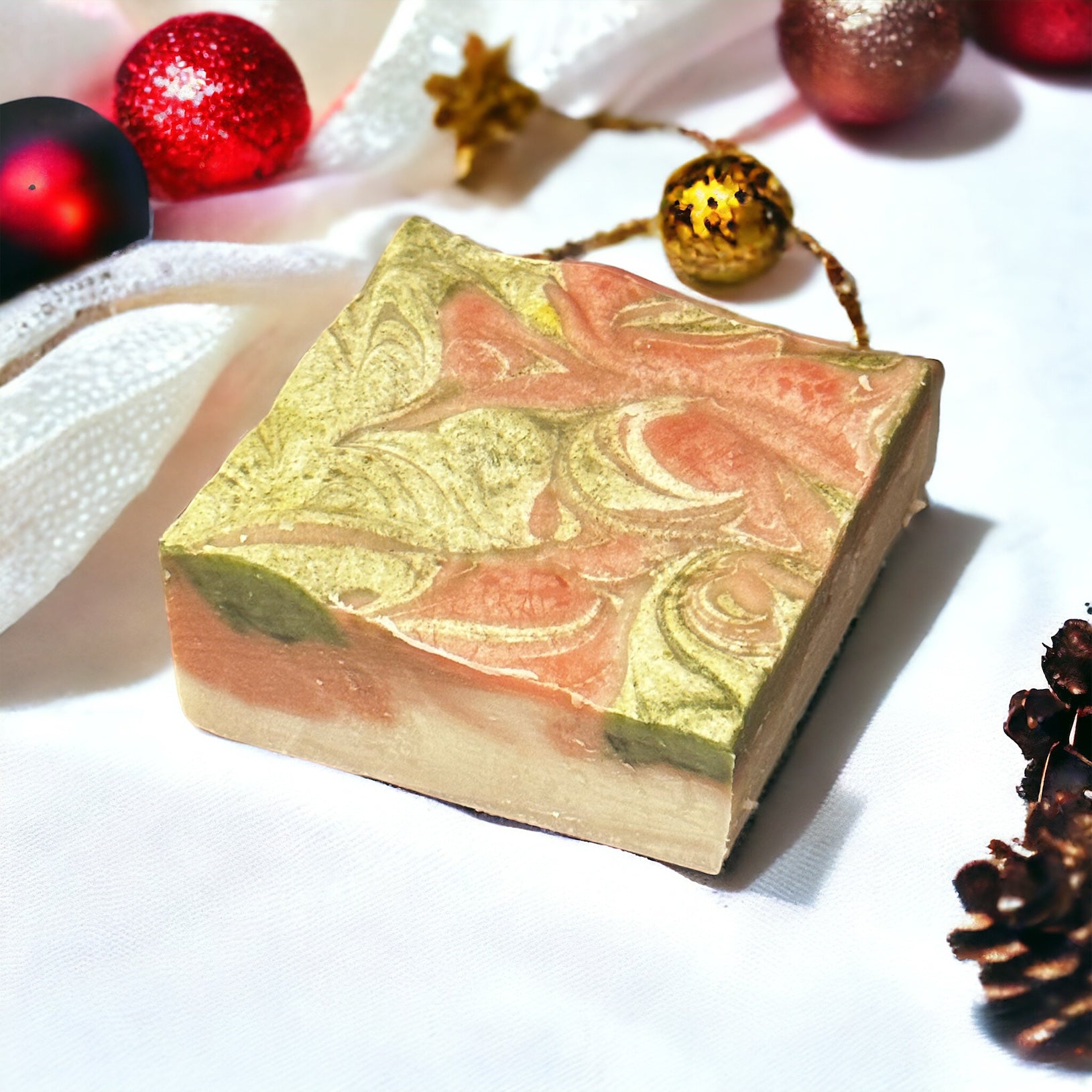 Candy Cane Natural Soap