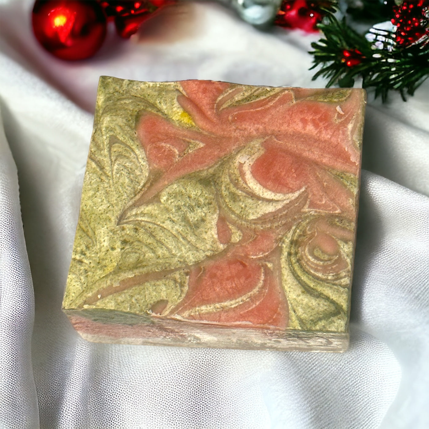 Candy Cane Natural Soap