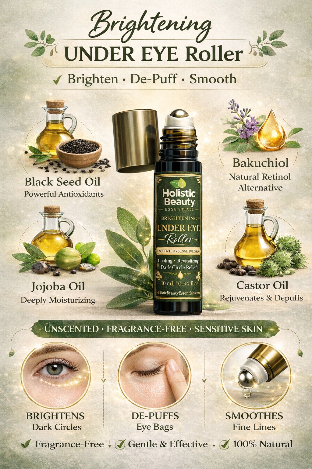 Brightening Under Eye Serum | Brighten + De-Puff + Smooth