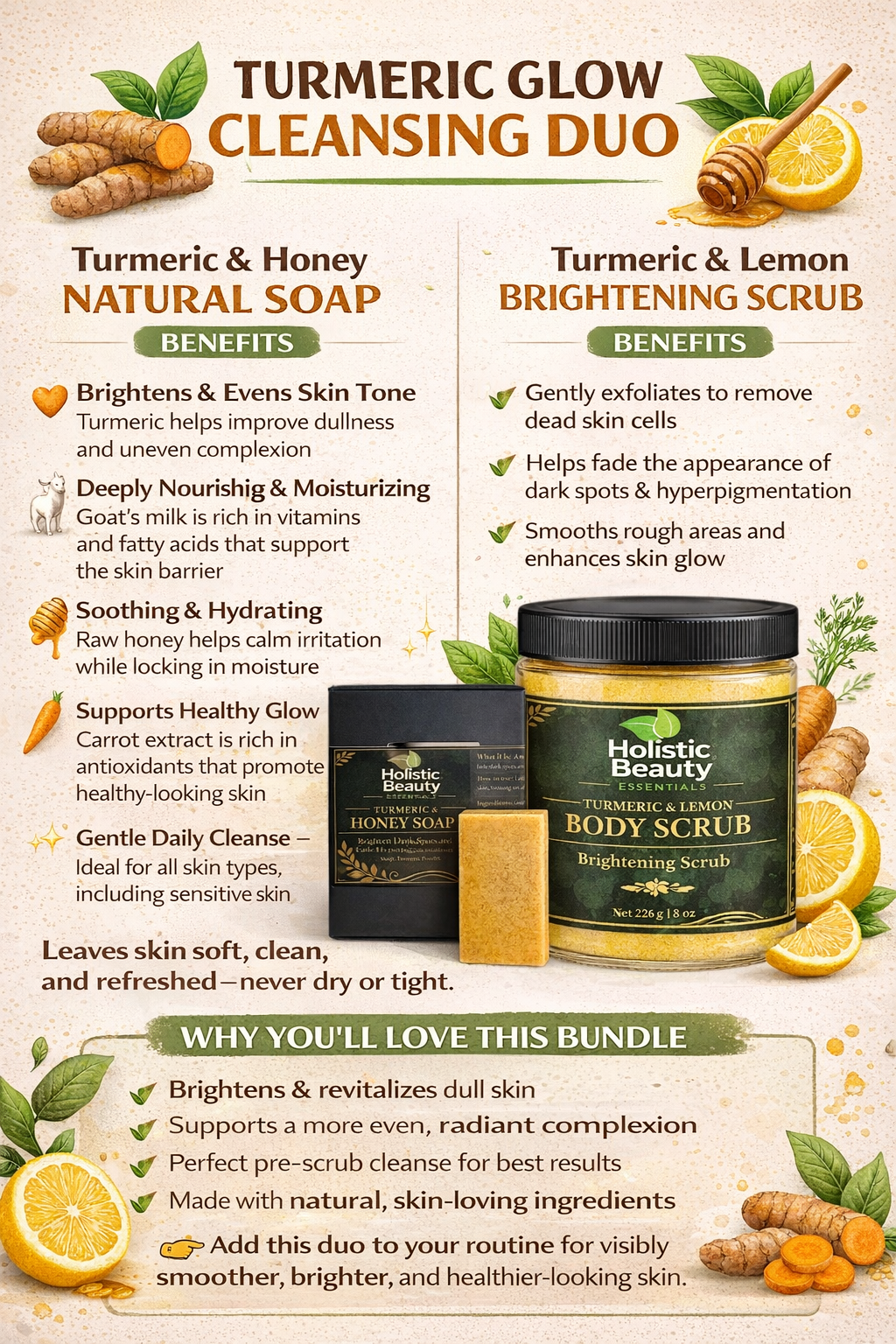 Turmeric Glow Cleansing Duo ✨