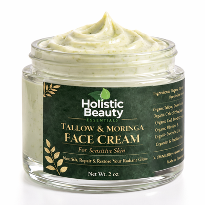 Tallow Face Cream for Sensitive Skin | Natural Hydrating Moisturizer