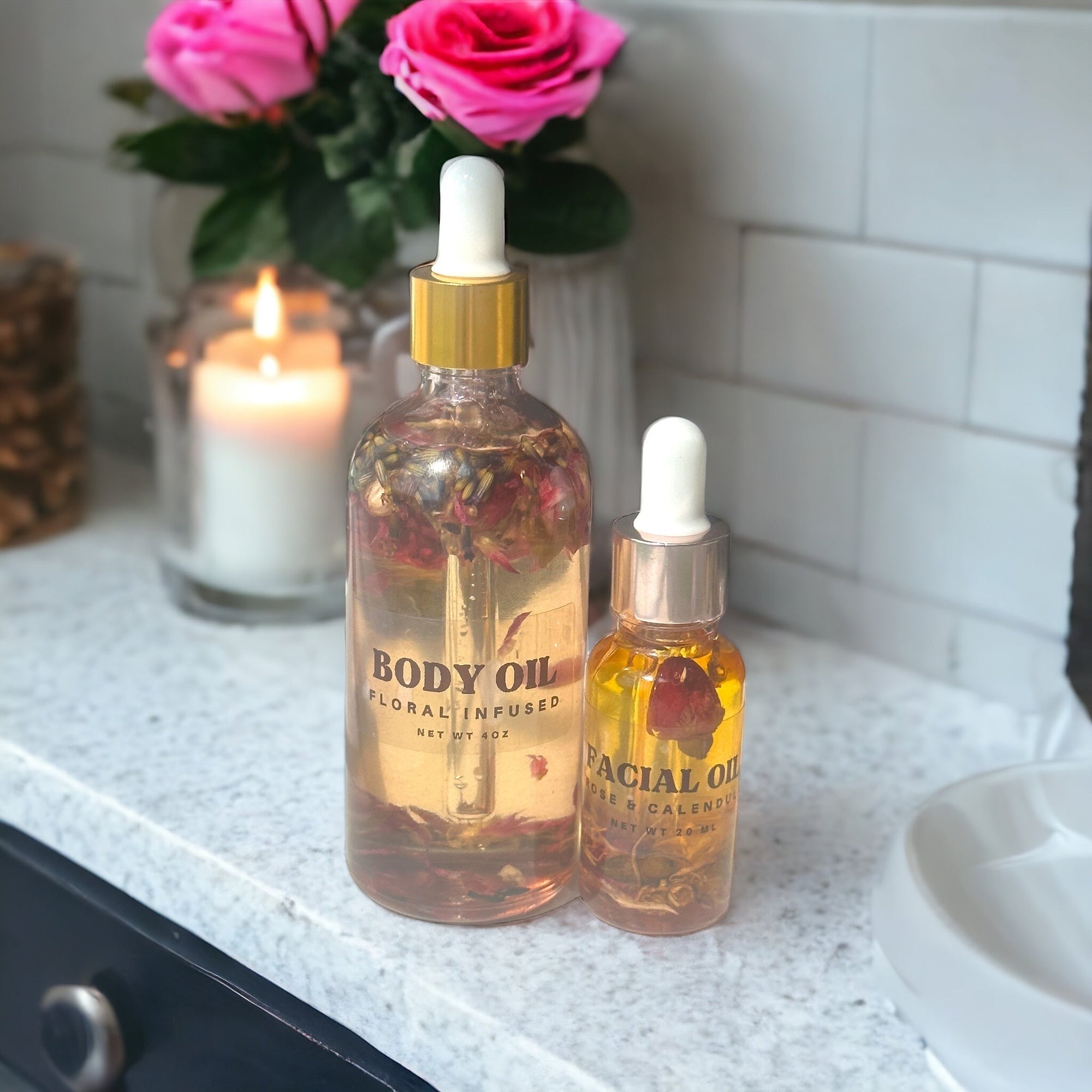 Floral Body & Facial Oil Bundle🌹