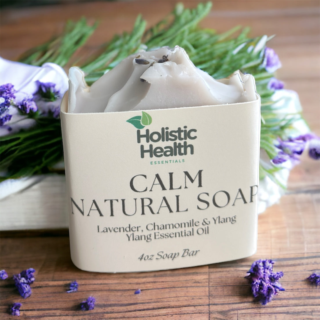 CALM Natural Soap | Jasmine, Lavender & Ylang Ylang