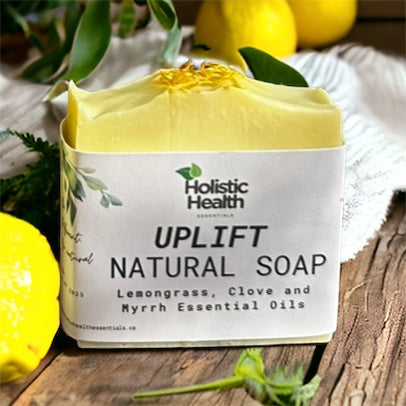 “UPLIFT” TURMERIC LEMONGRASS Natural Soap